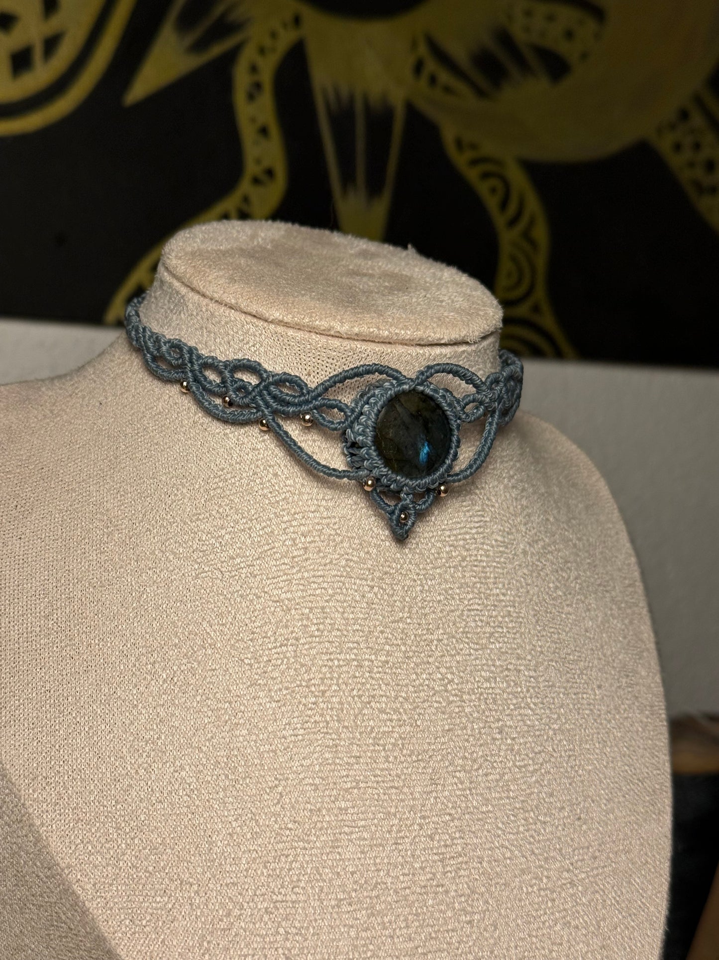 Mystische Labradorit Choker ✨