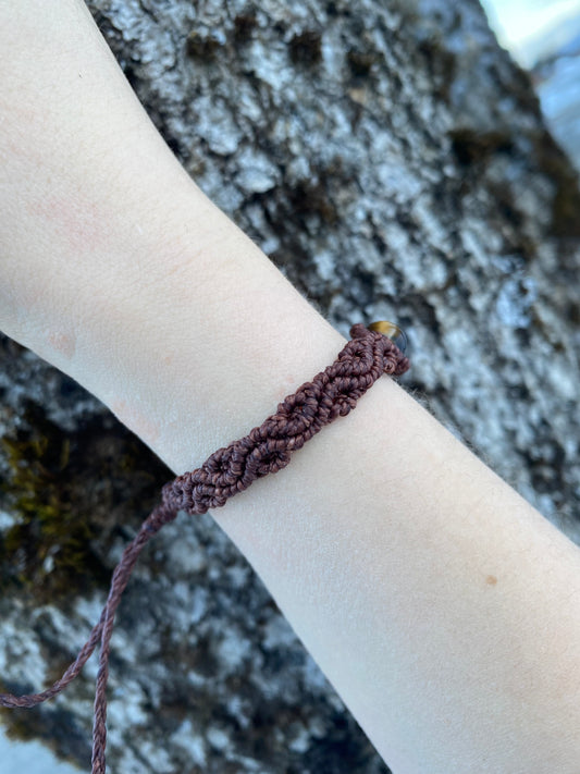 Goldene Stärke- Tiegerauge Armband💪✨