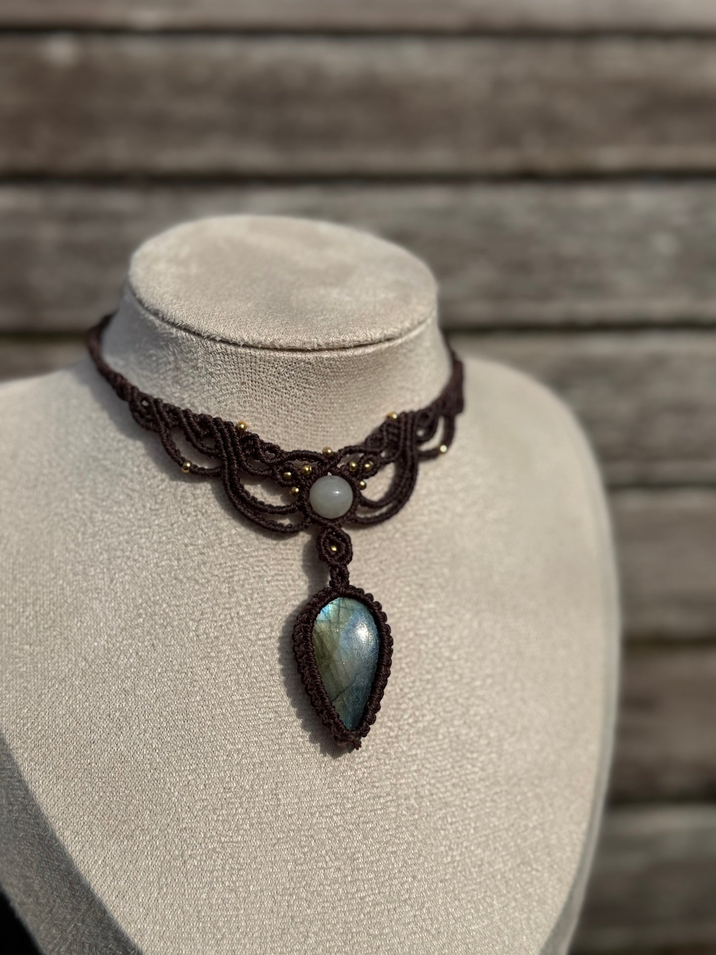 Lunaris Veil🌙✨ (Mondstein& Labradorit)