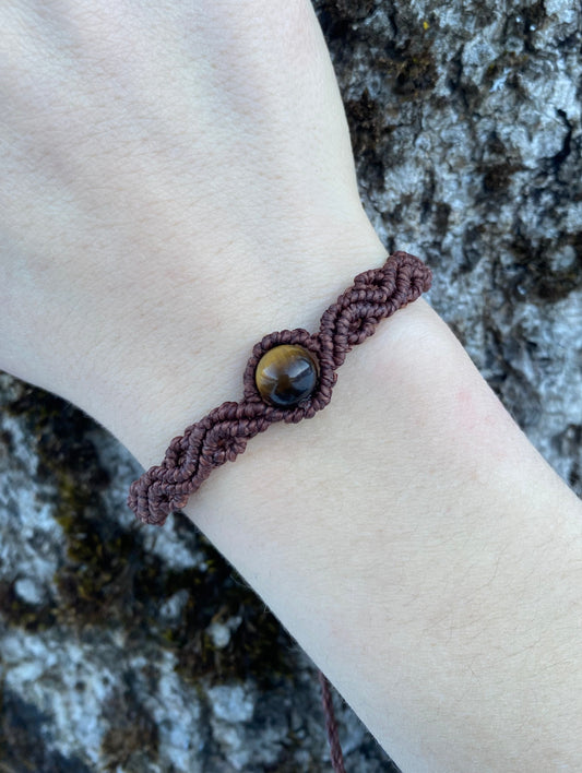 Goldene Stärke- Tiegerauge Armband💪✨