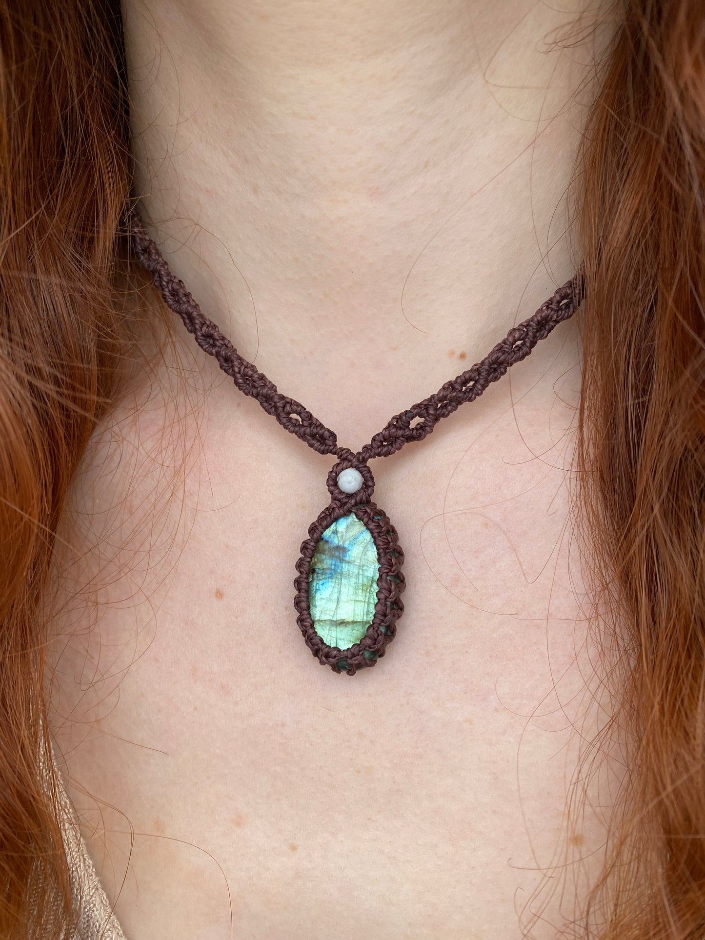 Labradorit Halskette