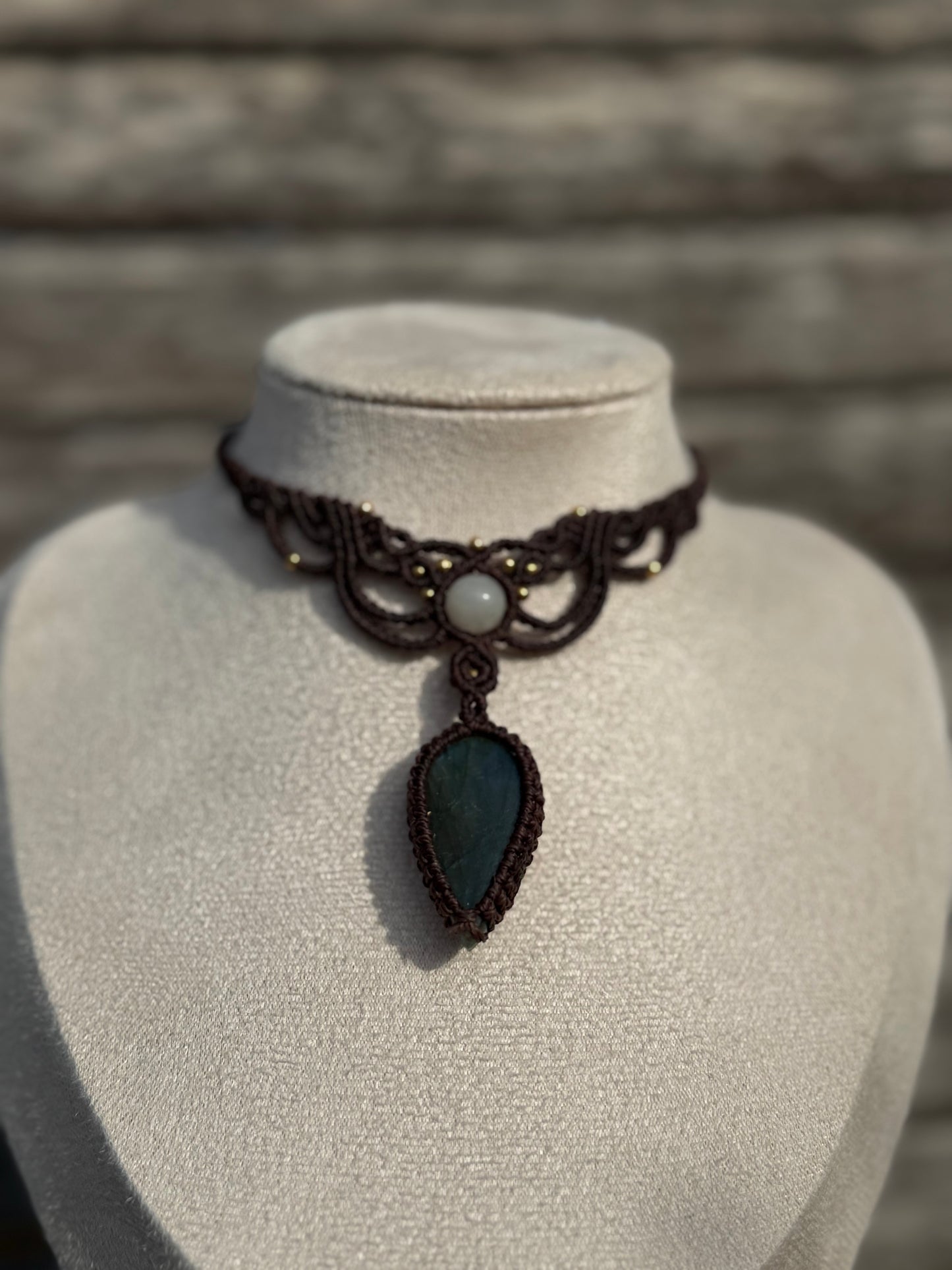 Lunaris Veil🌙✨ (Mondstein& Labradorit)