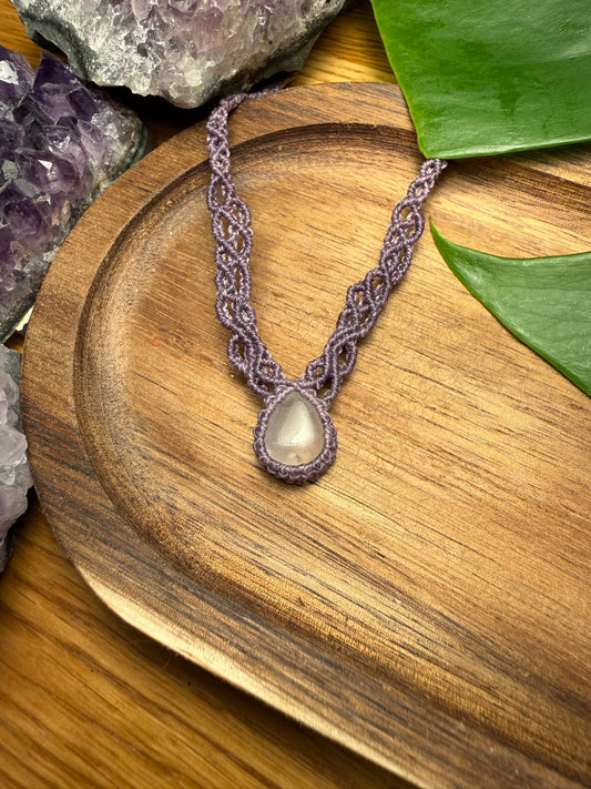 Rosenquarz Halskette 🌸 (fein)