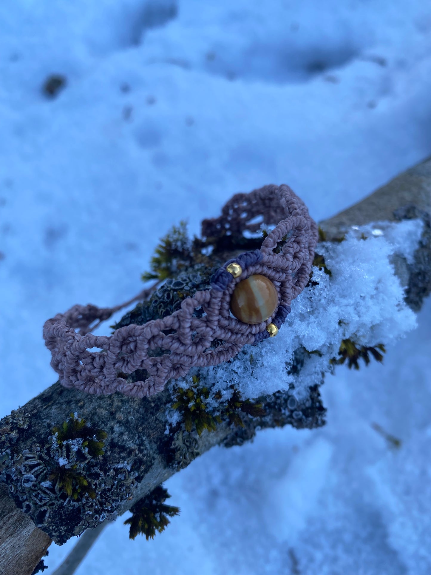 Erdanker- Holzjaspis Armband🌿