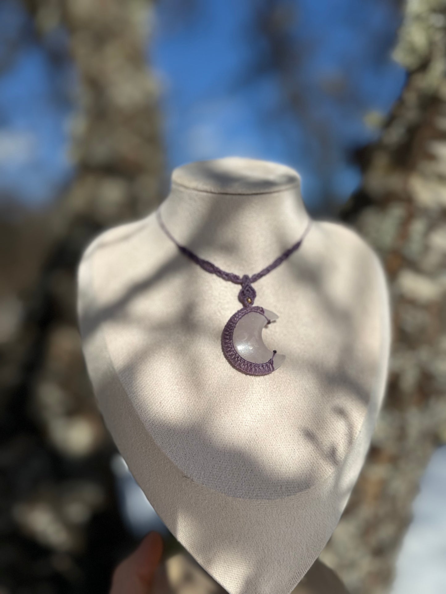 Fliedermond (Rosenquarz)