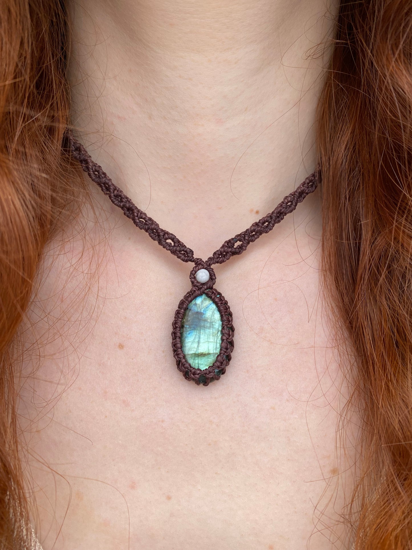 Labradorit Halskette