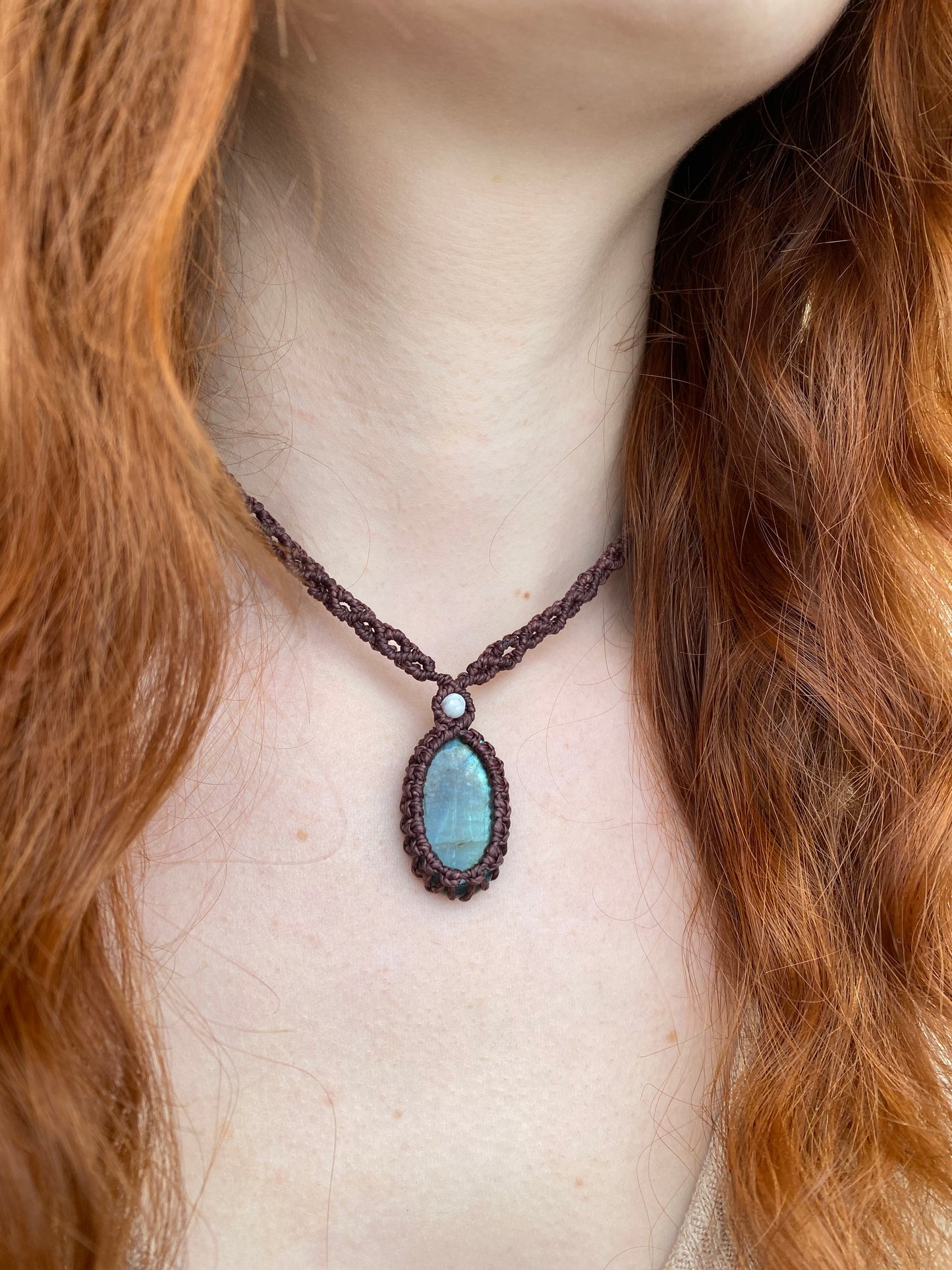 Labradorit Halskette