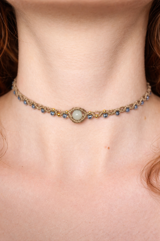 Mondhauch- Mondstein Halskette🌙