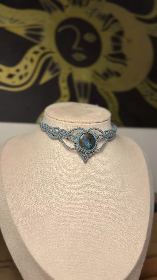 Mystische Labradorit Choker ✨